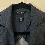 White House | Black Market  Chambray Denim Trophy Blazer Jacket Size 00 Photo 10
