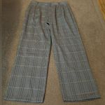 SheIn Brown plaid business casual work pants M petite Photo 0