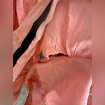 Handmade Pink Accordion Silk Flowy Maxi Skirt Size L Photo 2