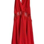 Love Culture  LG red Marilyn Monroe floral dress Photo 0