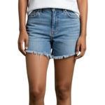 American Eagle  Super Stretch Hi-Rise Shortie Denim Shorts Size 2 Photo 0