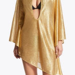 Kurt Geiger  Gold swim cover up Photo 0