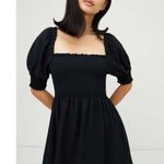 NWOT Hill House Athena Nap Dress in Black Crepe Size Large Photo 0