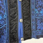 Dale Of Norway Cardigan Sweater Casual Faire Isle Nordic 100% Wool Size Medium Blue Photo 5