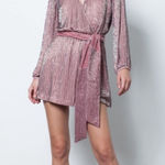 Karina Grimaldi Garda beaded mini dress with velvet belt XS Photo 0