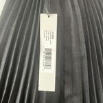 Monique Lhuillier ML Satin Chain-Link Belt Pleated Gown, Black Size 8 NWT $695 Photo 8