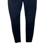 Spanx  Faux Suede Leggings Women’s Size Medium Navy Pull-On High Rise Slim Pants Photo 6