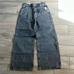 De rococo no 12 high rise super wide full length black jeans Size 27 Photo 1