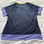 Avia Womens Size XL Short Sleeve T Shirt Tee Blue Purple Activewear Workout Photo 4