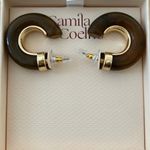 Camila Coelho Tortoise Gold Hoop Earrings Photo 3