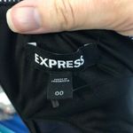 EXPRESS NWOT Silver Metallic Peplum Plunge Neck Halter Top New Photo 7