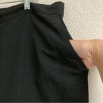 Linden Hill cropped black 100% silk drawstring wide leg pants XXL Photo 7