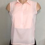 French Connection  blush blouse. RUNS SMALL. NWT Photo 0