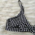 Xhilaration Black White Gingham Tank bikini Top Sz L Photo 6