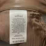 💖 Aritizia (Wilfred) The Melina Faux Leather High Waisted Vegan Pants Tan Size 6 Photo 4