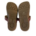 Aertrex Orthapedic Adjustable Embellished Thong Flip Flop Sandals Comfort Sz 38 Brown Photo 1