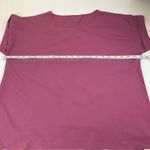 Emery Rose Solid Batwing Sleeve Scoop Neck Women blouse L NWT Pink Size L Photo 11