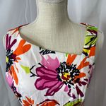 R&K Originals stretch cotton multi color dress size 8 Orange Photo 10