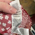 Primark  red Floral blouse with front tie‎ size 4 Photo 7