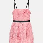 ZARA  dress mini bodycon floral tulle summer wedding party Photo 7