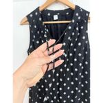 Old Navy  Dress Womens Size M Black White Sleeveless VNeck KneeLength Patterned Photo 4