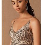 BHLDN  Anthropologie Vilette Strappy Maxi Dress in Oyster NWT Size 8 Photo 1