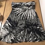 Cache B65 New Women’s  Print Strapless Stretchy Dress Black & White Size Large Photo 0