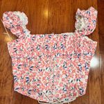 Princess Polly  Floral Pink and White Women's Top Photo 1