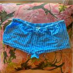 No Boundaries women’s blue striped boxers / pajama shorts adjustable drawstring waist  Photo 5