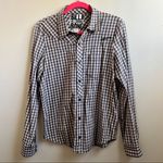 Billabong  plaid cotton button down shirt L cowgirl western Photo 3