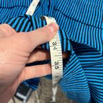 Equipment  Femme Lizza Striped Drawstring Shirt Dress Size 4 blue Long Sleeve Photo 2