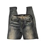 7 For All Mankind Kimmie Crop Jeans Size 28 Stitched Back Pockets Photo 0