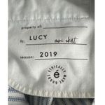 ETICA Lucy A Line Striped Denim Mini Skirt in Malibu Size 27 Blue Photo 7