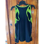 Athletic Performance Tank Top Green & Black Workout Gym Sport Size XL‎ Photo 1