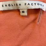 English Factory Salmon Ruffle Sleeve Scoop Neck Top Photo 1