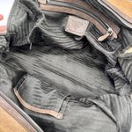 Prada  Milano Authentic Glacecalf Sfumato Leather Handbag Brown Italy Photo 14