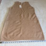 Vince  Sleeveless Knit‎ Sweater Dress Beige Tan XL NWT Photo 5