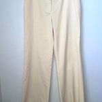 Oscar de la Renta  High Waist Cream Slacks Size 10 Photo 0
