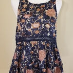 American Eagle  Lace and Floral Sleeveless Top XS Photo 0