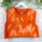 Champion  Custom Bleach Splatter Crop Top SZ M Photo 1
