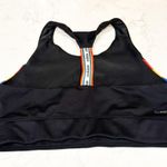 Adidas  x Farm Rio Brilliant Basic Sports Bra Rainbow Stripes Black Photo 4