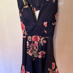 Seductions Russe Blue Floral Charlotte Dress  Photo 0