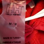 Helly Hansen  Hoodie Sweatshirt Kangaroo Pocket Spell Out Logo Pink Medium Photo 1