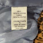 Kittenish  Leopard Puffer Zip Up Jacket Coat Women’s XL Photo 2