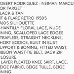 Robert Rodriguez Robert Rodriquez Dress Black Mini Strapless Lace Size 4 Photo 9