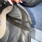 Clarks  Movie Retro Quilted Leather Side Zip Ankle Boots Block Heel Gray Sz 9.5 Photo 3