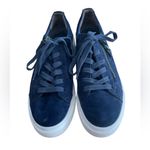 Paul Green  Tamara Navy Suede Platform Sneakers Photo 1