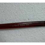 5TH & Madison " ELANA WIN " Transparent Red Striped Reading Glasses Frames Only Photo 7