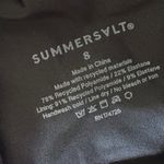 Summersalt The Ruched Sidestroke one shoulder one piece swimsuit black size 8 Photo 3