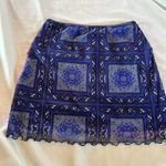 Urban Outfitters UO  Women’s Pink Blue Paisley Patchwork Mini Skirt Size Small Photo 5